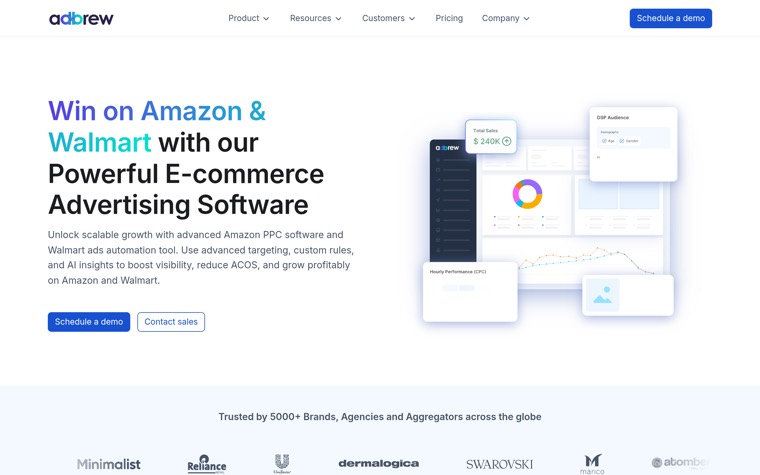 Adbrew homepage